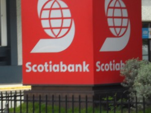 Scotiabank closed at a 52 weeks' low on TTSE on Friday