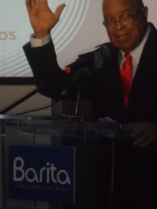 Karl Lewin at the launch of Barita's newest unit trust funds